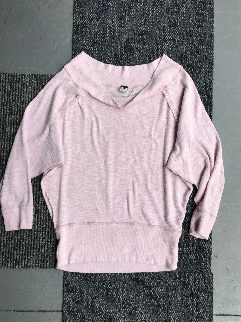 We The Free Soft Light Pink Scoop-Neck Pullover Sweater